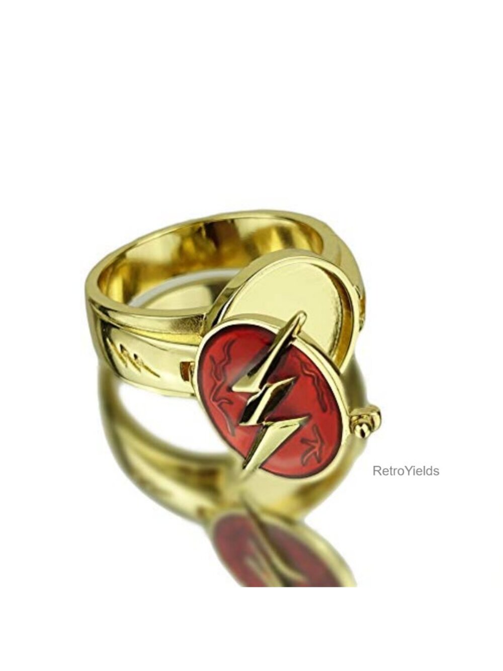 Halo Alloy Ring Size 10 Lightning Logo Props